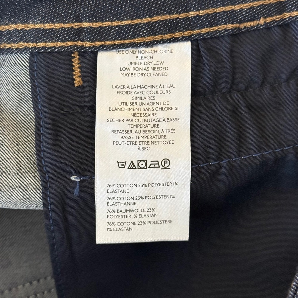 Maeve Ettie High-Rise Crop Wide-Leg Jeans Women 29T Dark Wash Indigo NWOT - Picture 5 of 11